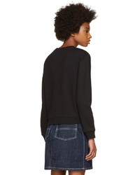 Carven Black Moi Aussi Sweatshirt