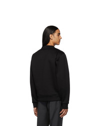 Prada Black Nylon Knit Sweatshirt