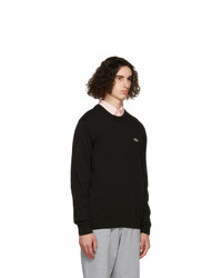 Lacoste Black Organic Cotton Sweatshirt
