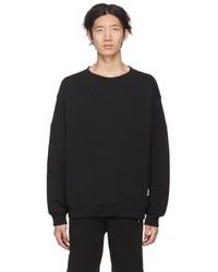 Balmain Black Organic Cotton Sweatshirt