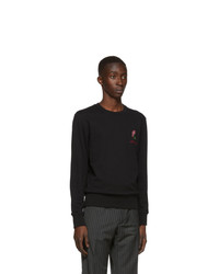 Alexander McQueen Black Organic Loopback Sweatshirt