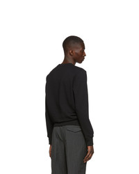 Alexander McQueen Black Organic Loopback Sweatshirt