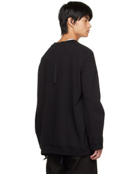 Marina Yee Black Oversized Sweatshirt