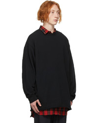 Undercoverism Black Paneled Sweatshirt