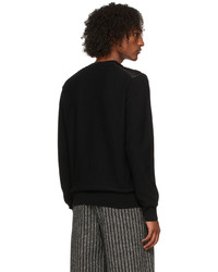 Comme Des Garcons Homme Plus Black Paneled Sweatshirt