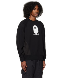 BAPE Black Paneled Sweatshirt