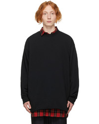 Undercoverism Black Paneled Sweatshirt