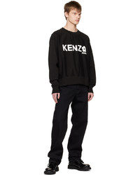 Kenzo Black Paris Crewneck Sweatshirt