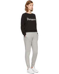MAISON KITSUNE Black Parisienne Sweatshirt