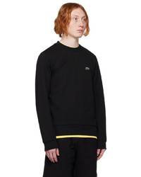 Lacoste Black Patch Sweatshirt