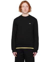 Lacoste Black Patch Sweatshirt
