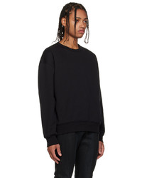 Frame Black Printed Sweatshirt