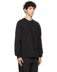 Engineered Garments Black Raglan Sweatshirt