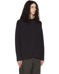 Mhl By Margaret Howell Black Recycled Cotton Sweatshirt