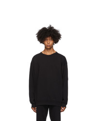 Dries Van Noten Black Relaxed Sweatshirt