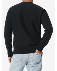 Champion Black Reverse Weave Terry Cotton Sweatshirt