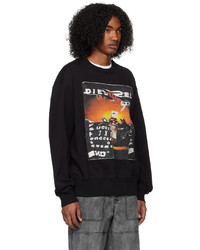 Diesel Black S Macs Poff Sweatshirt