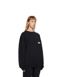 Vetements Black Security Sweatshirt
