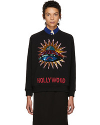 Gucci Black Sequinned Ufo Sweatshirt