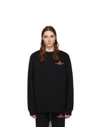 Palm Angels Black Small Palm X Palm Sweatshirt