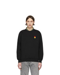 AMI Alexandre Mattiussi Black Smiley Sweatshirt