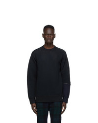 Sacai Black Sponge Sweatshirt