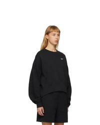 Nike Black Sportswear Essentials Sweatshirt