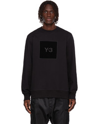 Y-3 Black Square Logo Sweatshirt