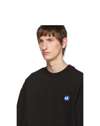 Ader Error Black Stone Logo Sweatshirt