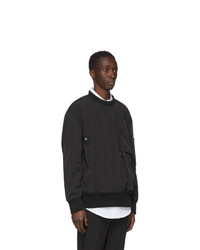 Wooyoungmi Black Taffeta Sweatshirt