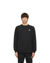 adidas Originals Black Trefoil Essentials Crewneck Sweatshirt