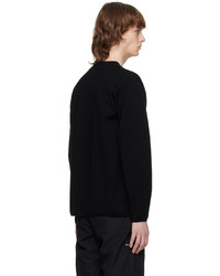 Attachment Black Vented Sweatshirt
