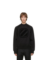 Ermenegildo Zegna Couture Black Vintage Logo Sweatshirt