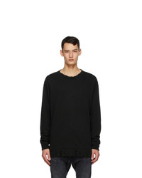 R13 Black Vintage Sweatshirt