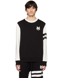 Moncler Black White Monogram Sweatshirt