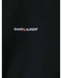 Saint Laurent Cropped Logo Sweatshirt