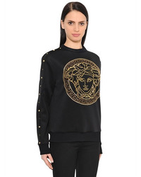 Versace Crystal Medusa Neoprene Sweatshirt