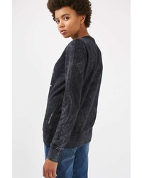 Calvin Klein Denim Look Sweatshirt