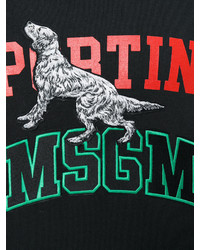 MSGM Dog Motif Sweatshirt