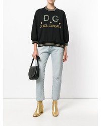Dolce & Gabbana Embellished Logo Sweatshirt