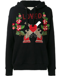 Gucci Embroidered Hooded Sweatshirt