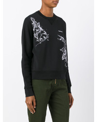 Dsquared2 Embroidered Stag Sweatshirt