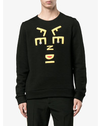 Fendi Letters Face Sweatshirt