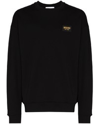 Moschino Logo Plaque Sweatshirt