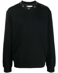 Calvin Klein Jeans Logo Tape Detailing Sweatshirt