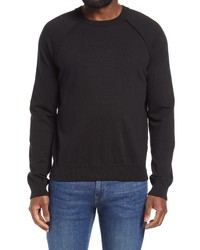 Frame Luxe Crewneck Sweater In Noir At Nordstrom