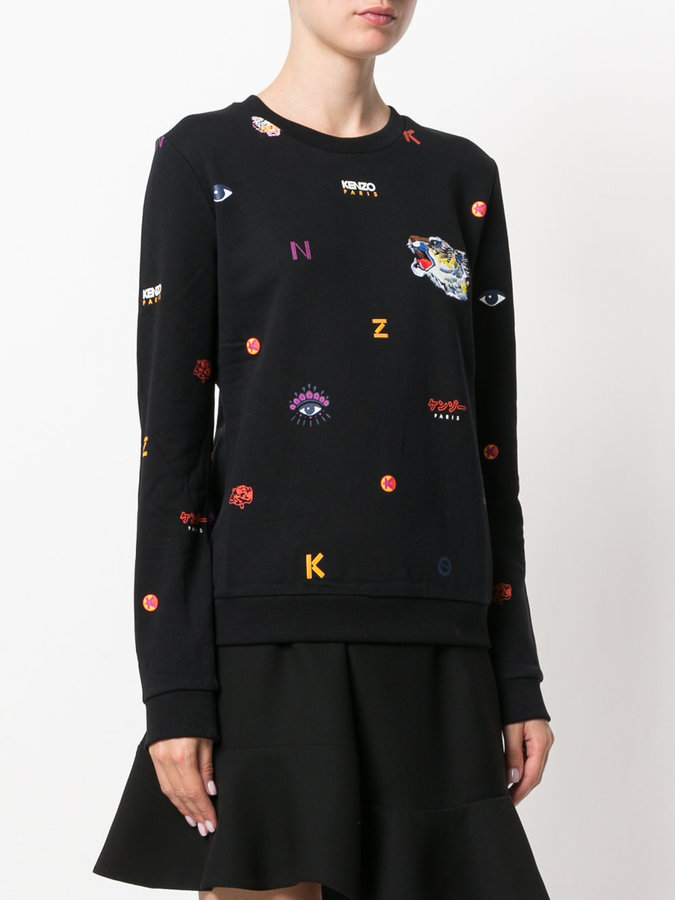 kenzo multi icon sweatshirt