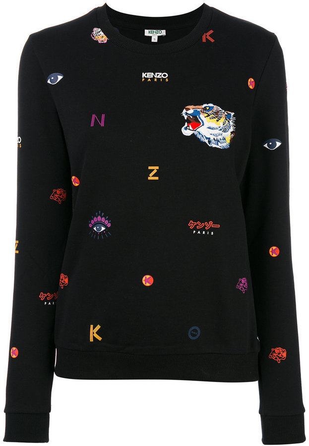 kenzo multi logo sweatshirt