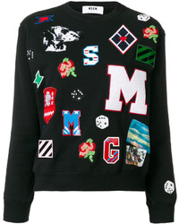 MSGM Multi Patched Sweatshirt