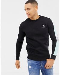 Gym King Muscle Crew Neck Sweat With S In Black